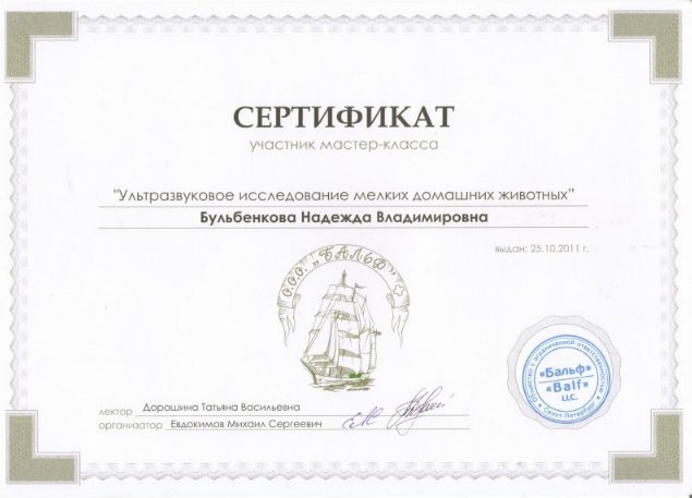 Документ или сертификат