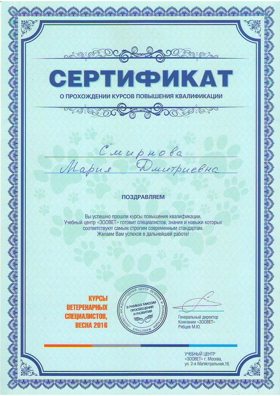 Документ или сертификат