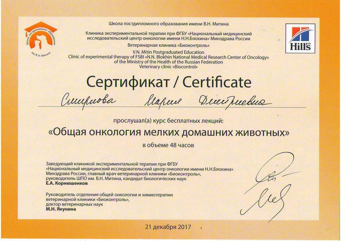 Документ или сертификат