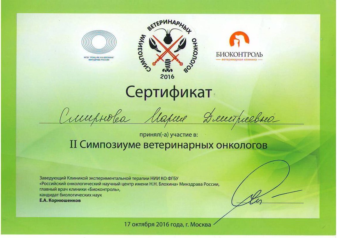 Документ или сертификат