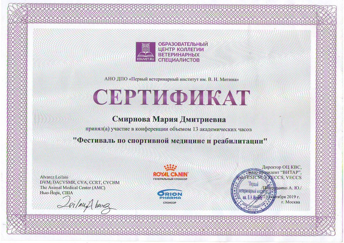 Документ или сертификат