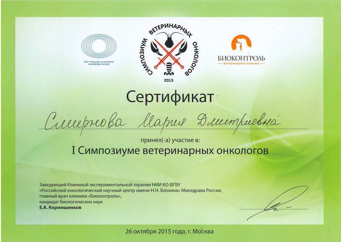 Документ или сертификат