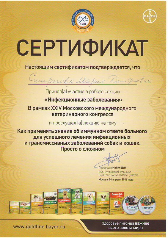 Документ или сертификат