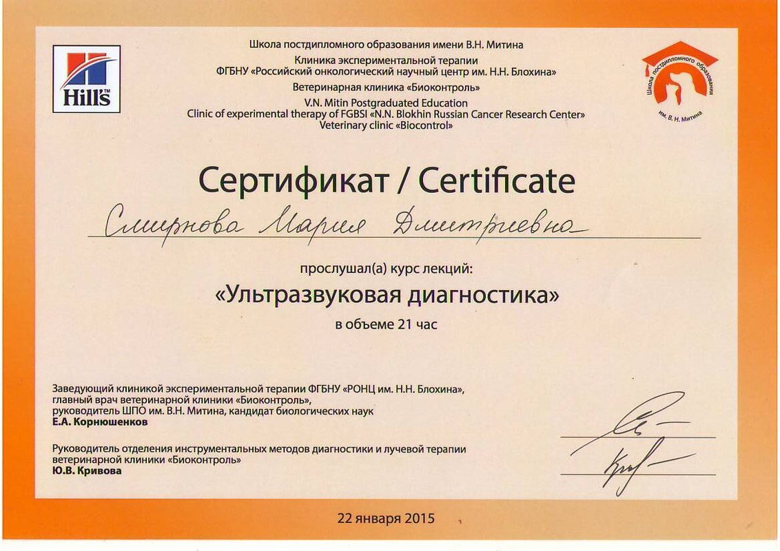 Документ или сертификат