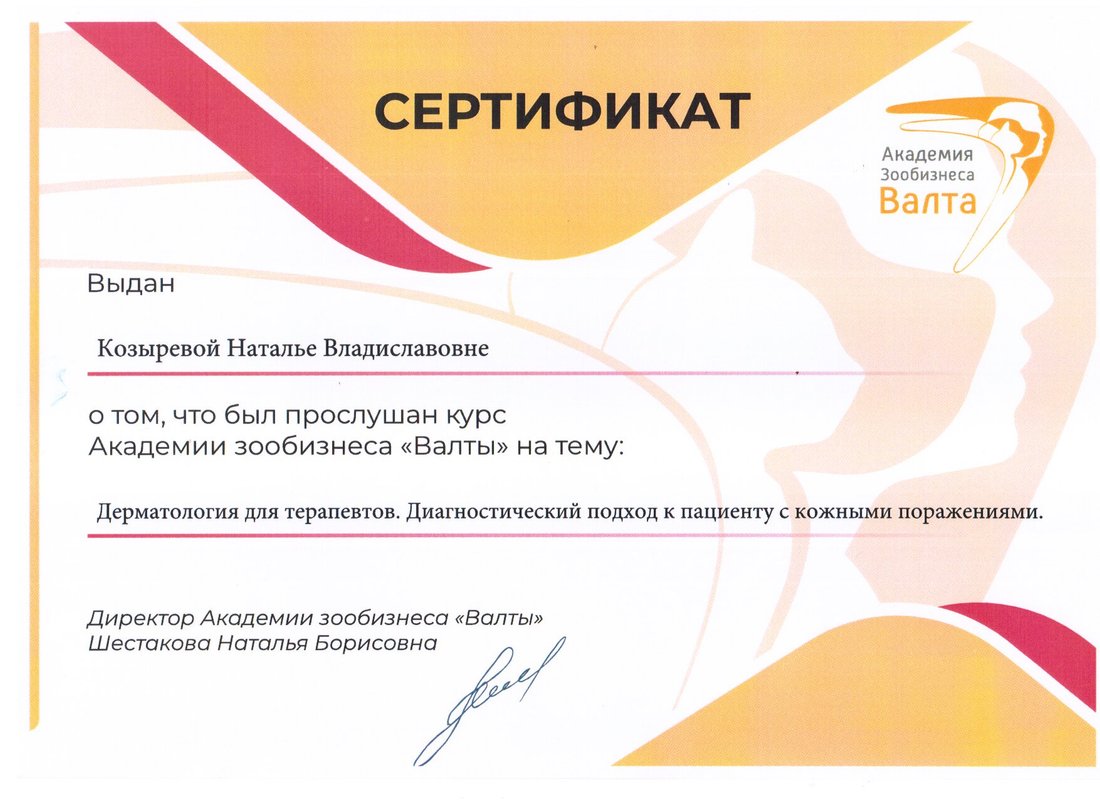 Документ или сертификат
