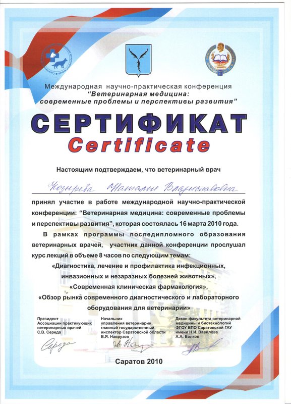 Документ или сертификат