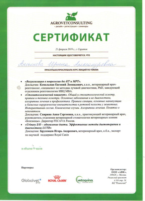Документ или сертификат