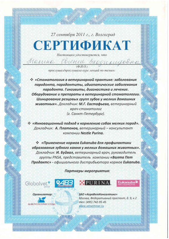 Документ или сертификат