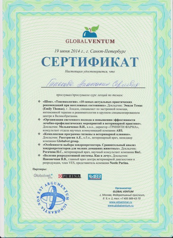 Документ или сертификат
