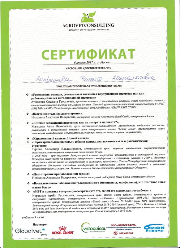 Документ или сертификат