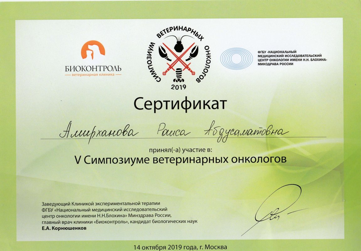 Документ или сертификат