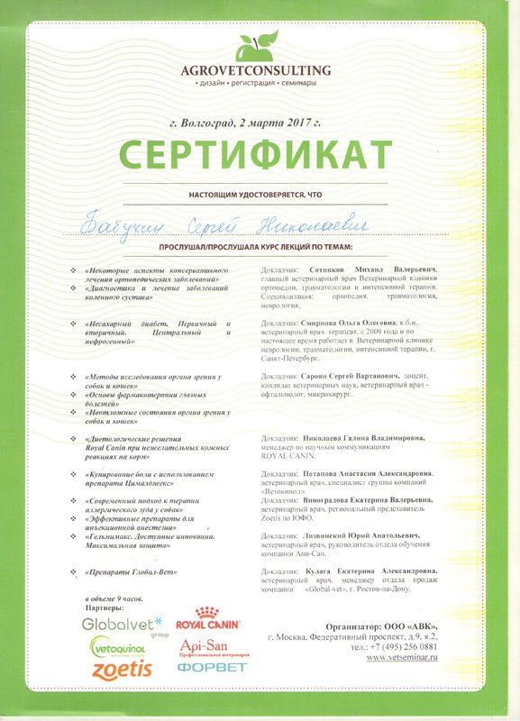 Документ или сертификат