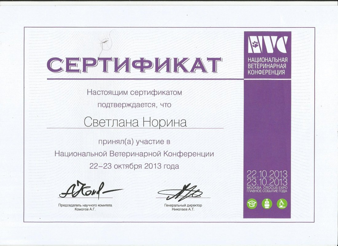 Документ или сертификат