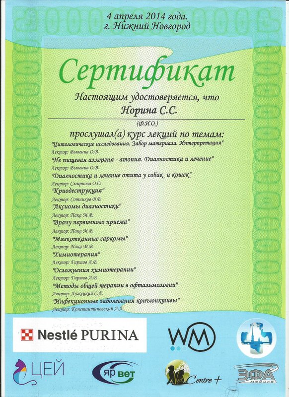 Документ или сертификат