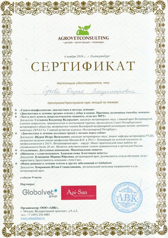 Документ или сертификат