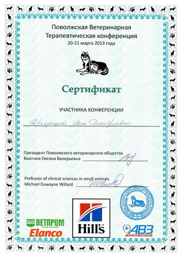 Документ или сертификат