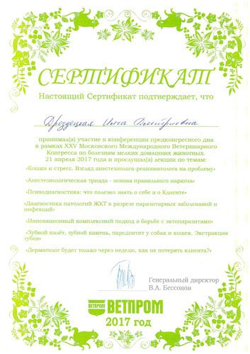Документ или сертификат