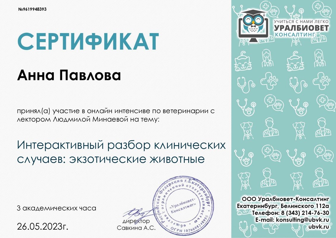 Документ или сертификат