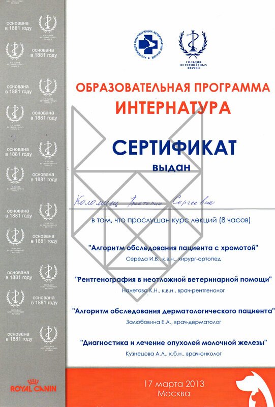 Документ или сертификат
