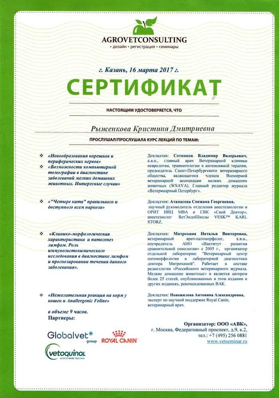 Документ или сертификат