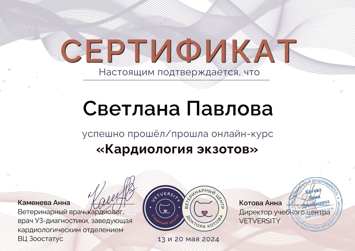 Документ или сертификат