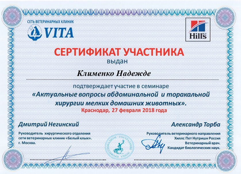 Документ или сертификат