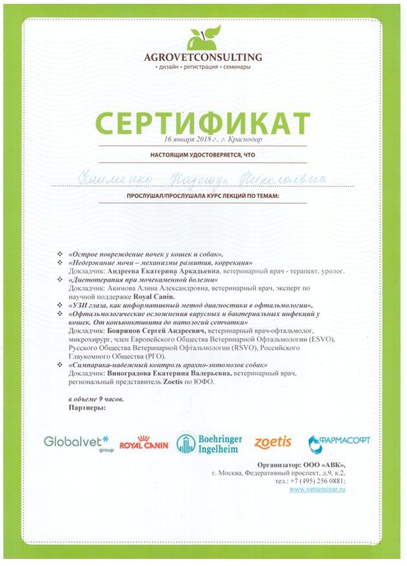 Документ или сертификат