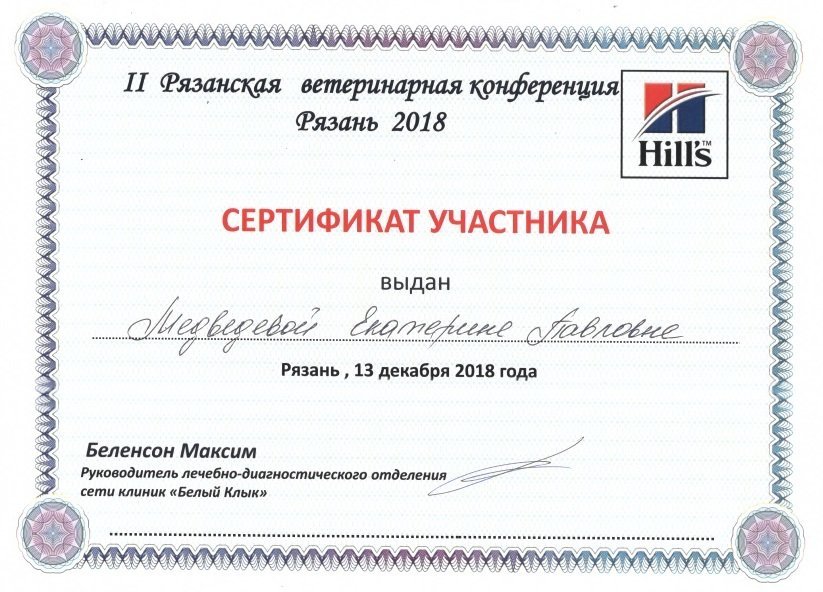 Документ или сертификат