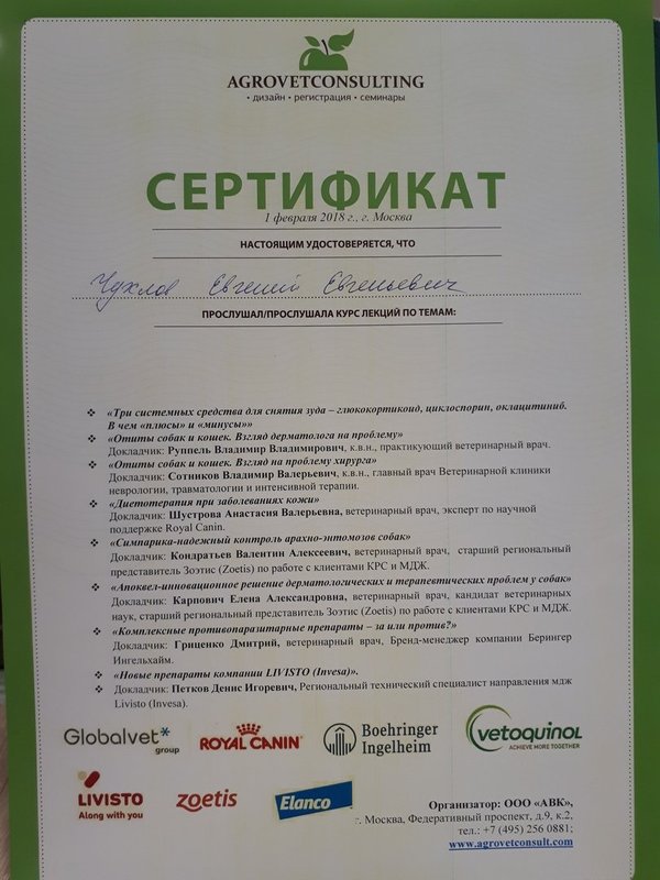 Документ или сертификат