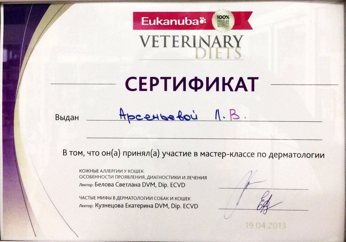 Документ или сертификат