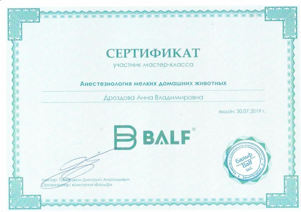 Документ или сертификат