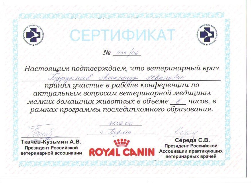 Документ или сертификат