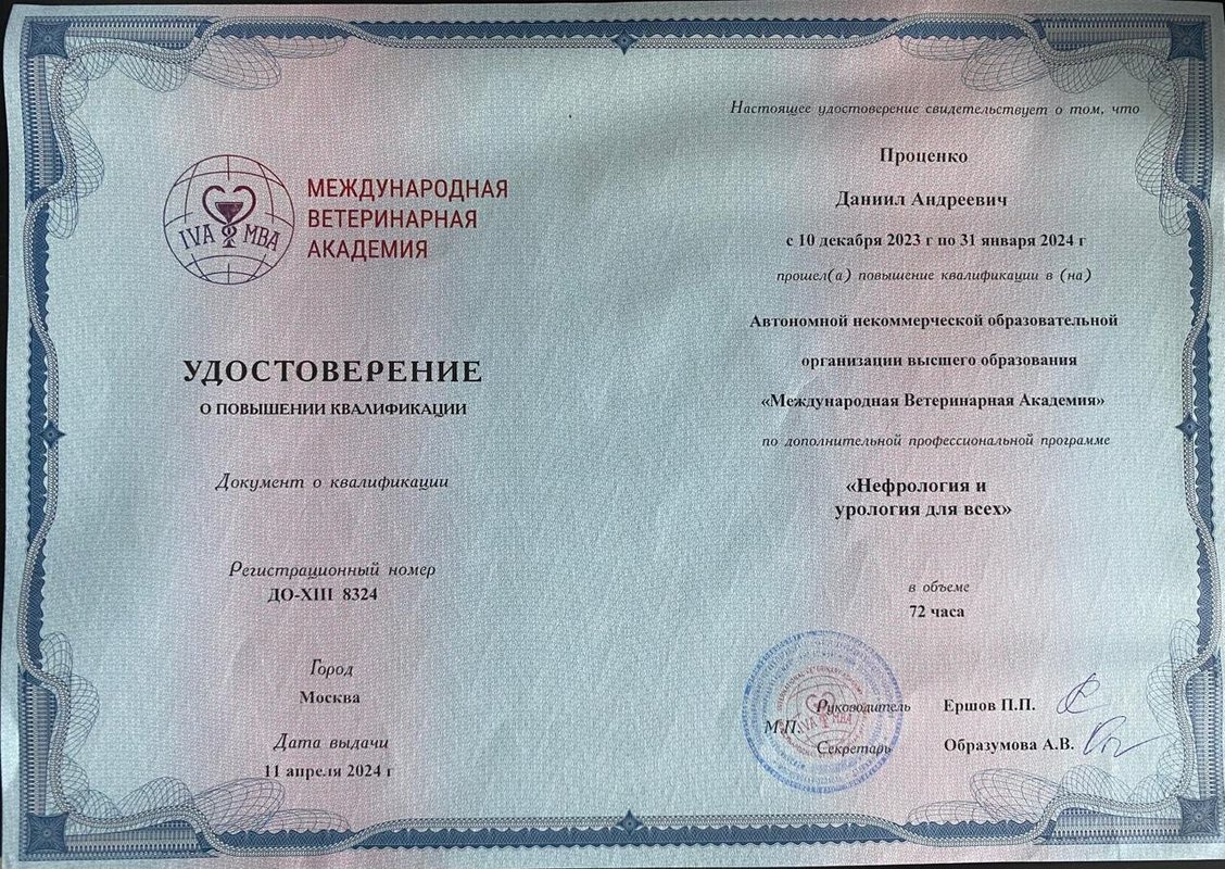 Документ или сертификат