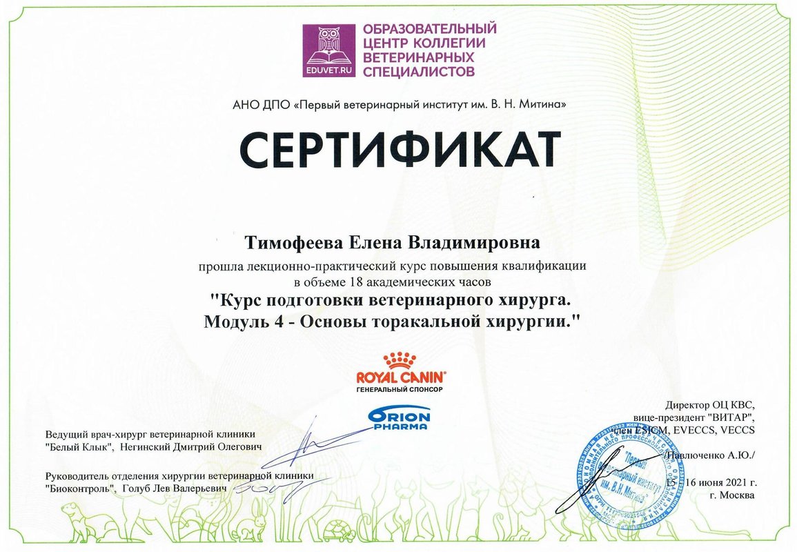 Документ или сертификат