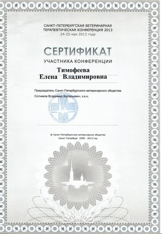 Документ или сертификат
