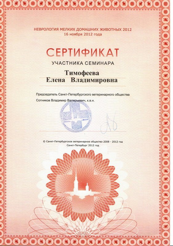 Документ или сертификат