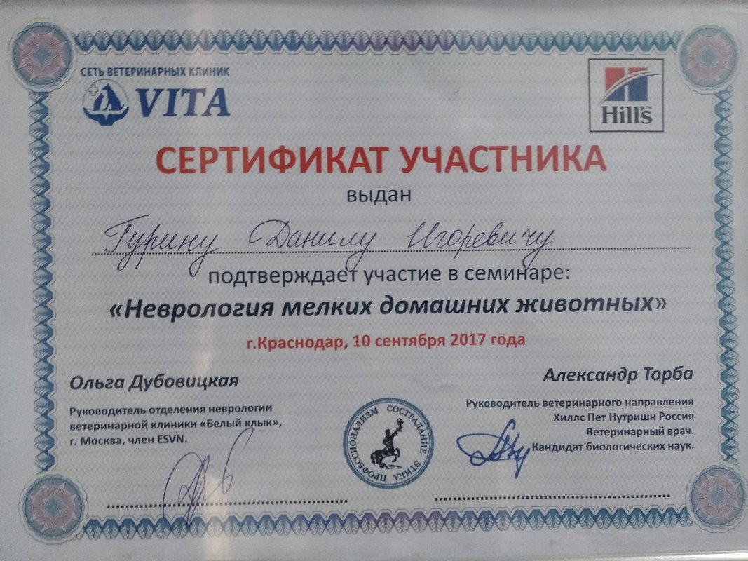 Документ или сертификат