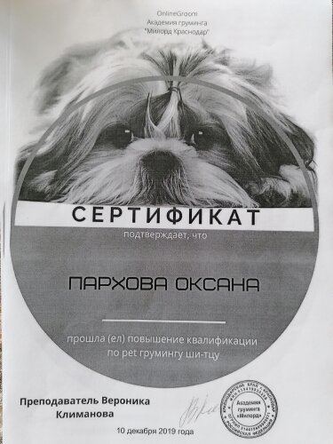 Документ или сертификат