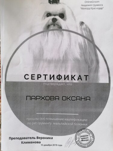 Документ или сертификат