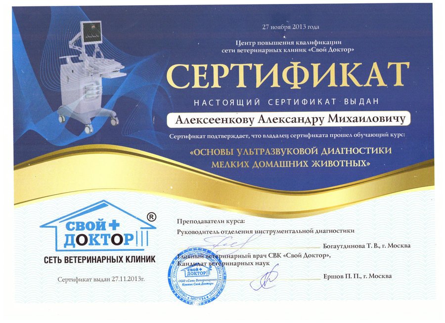 Документ или сертификат