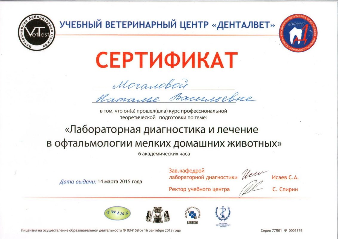 Документ или сертификат