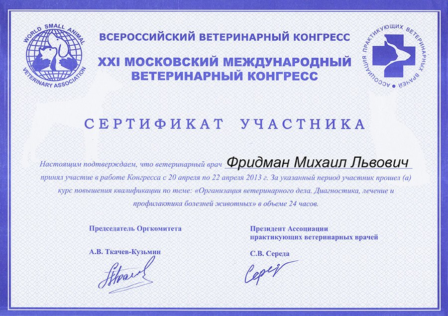 Документ или сертификат