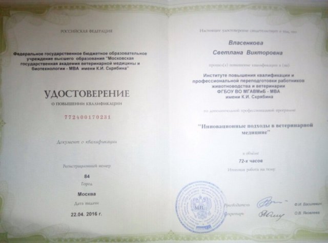 Документ или сертификат