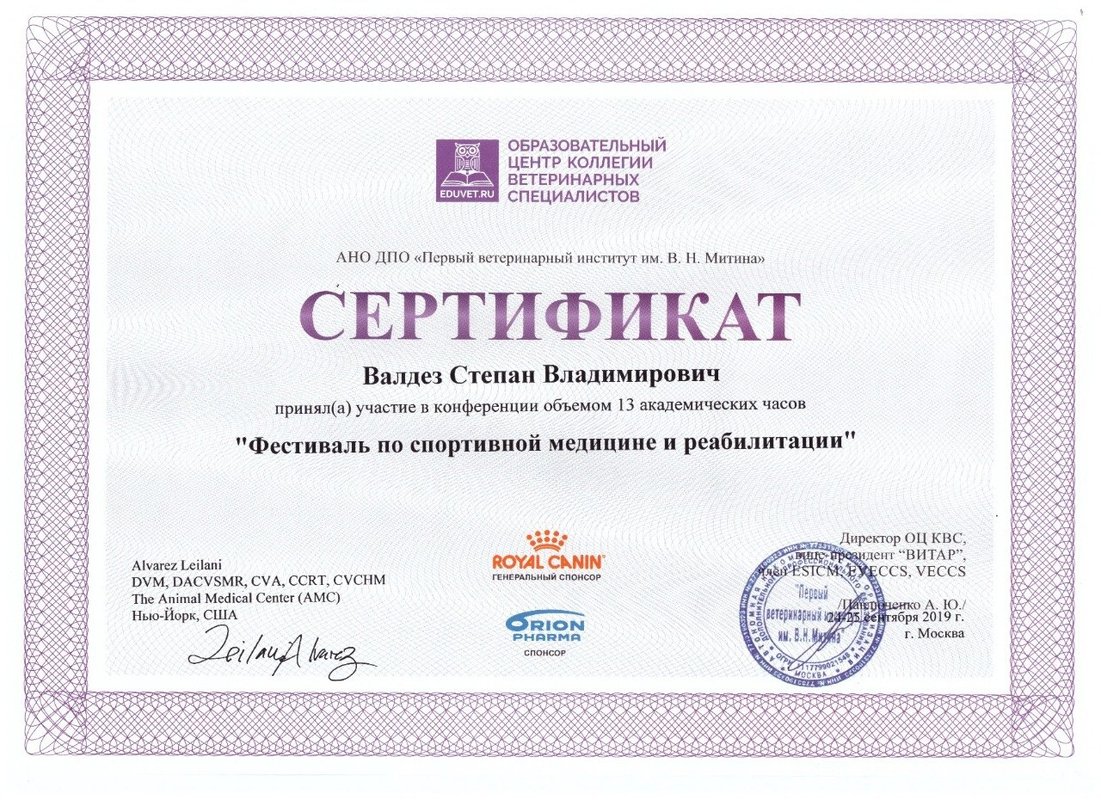 Документ или сертификат