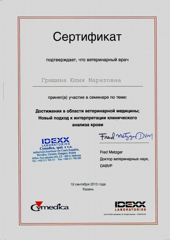 Документ или сертификат