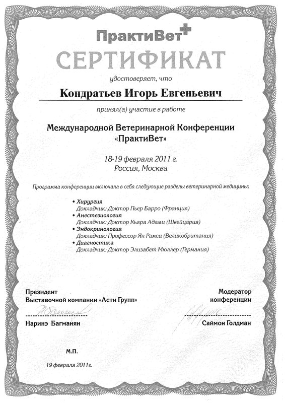 Документ или сертификат