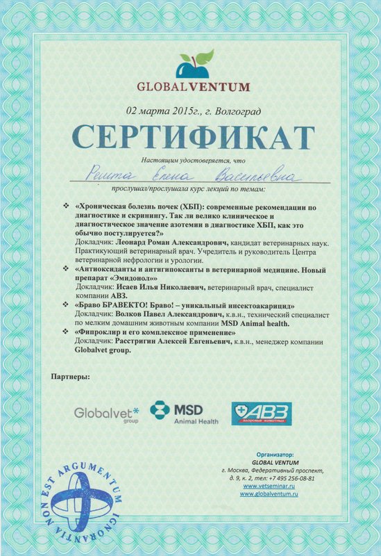 Документ или сертификат