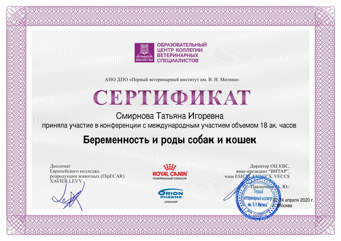 Документ или сертификат