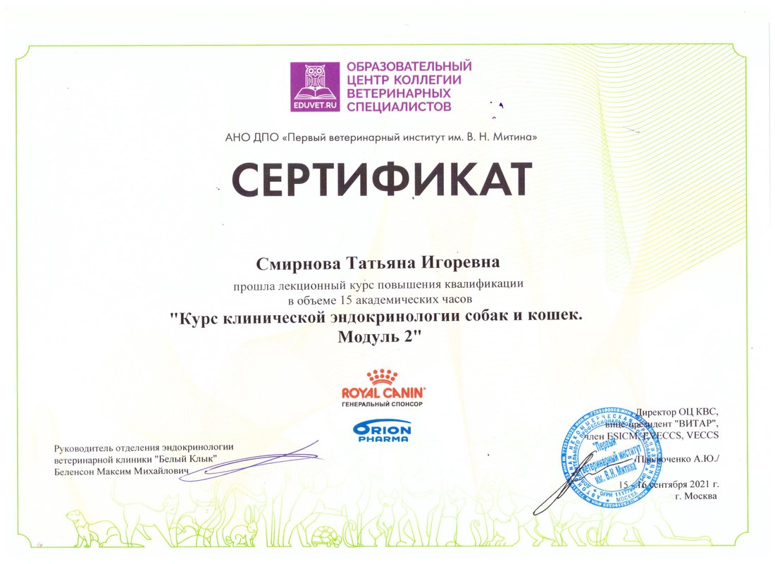 Документ или сертификат