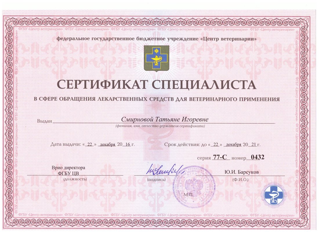 Документ или сертификат